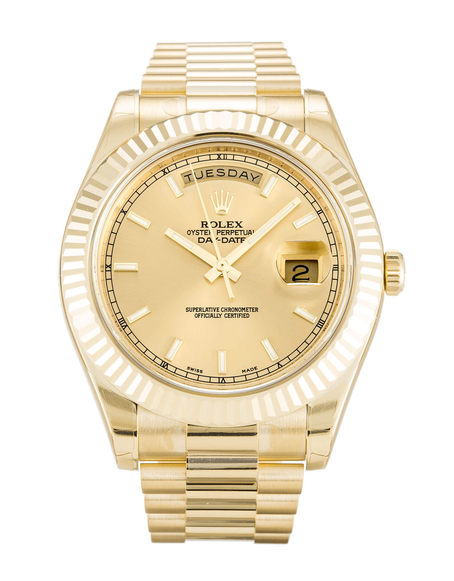 Rolex Replika Ure Day-Date II 218238-41 MM