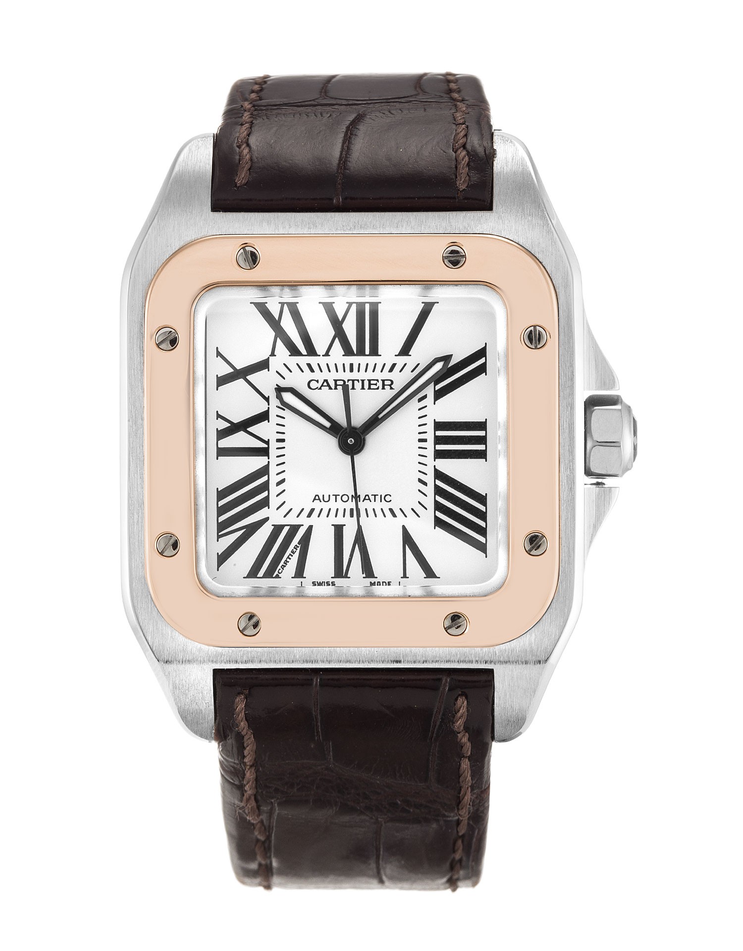 Cartier Replika Ure Santos 100 W20107X7-33 MM