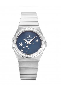 Omega Replika Ure Constellation Ladies 123.15.24.60.03.001-24 MM